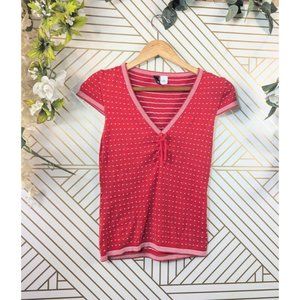 H&M Sweater Womens Red Y2k 90s ASO Elena Gilbert Bella Swan Vintage Size 8